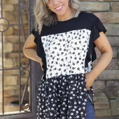 Boutique Simplified Obsessive Devotion Ruffled Short Sleeve