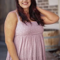 Boutique Simplified Blissful Blooms Tiered Tank New Arrivals