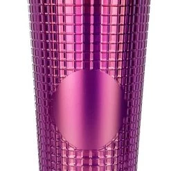 Iris & Rainbow Boutique #L654 Grid Tumbler (Raspberry)