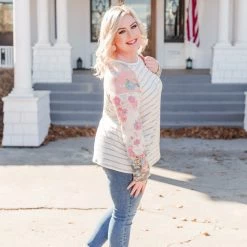 No Ship Drop Ship It's A Spring Thing Striped Top New Arrivals