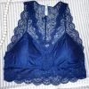 Iris & Rainbow Boutique #M392 Hourglass Back Lace Bralette (Navy) New Arrivals