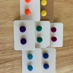 Iris & Rainbow Boutique Colorful Stud Earrings New Arrivals