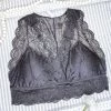 Iris & Rainbow Boutique #M393 Hourglass Back Lace Bralette (Gray) New Arrivals