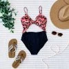 Iris & Rainbow Boutique #M583 That's The Live I Want Swimsuit