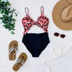 Iris & Rainbow Boutique #M583 That's The Live I Want Swimsuit