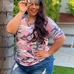 Boutique Simplified Running From You Short Sleeve Tee