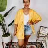 Iris & Rainbow Boutique #N321 Feeling Awesome Kimono (Yellow) *DOORBUSTER*