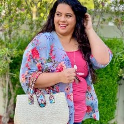 Boutique Simplified Smokey Floral Kimono Cardigan New Arrivals