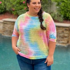 Boutique Simplified Pixie Dust Loose Knit Top New Arrivals