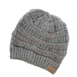Iris & Rainbow Boutique New Arrivals #E58 CC Traditional Beanie (Non-Messy Bun)