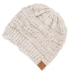 Iris & Rainbow Boutique New Arrivals #E58 CC Traditional Beanie (Non-Messy Bun)