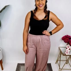 Iris & Rainbow Boutique #N256 Ultimate Linen Baggy Pants New Arrivals