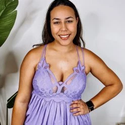 Iris & Rainbow Boutique #N363 Crochet Lace Cami (Plus)