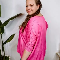 Iris & Rainbow Boutique #M689 Feels Like Silk Top