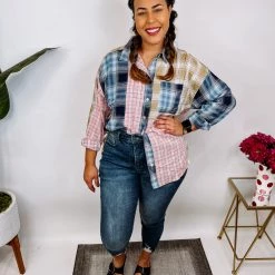 Iris & Rainbow Boutique #N252 Spring Patch Work Top New Arrivals