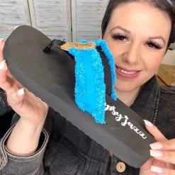 Iris & Rainbow Boutique #M255 Free Time Flip Flop (Turquoise)