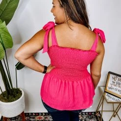 Iris & Rainbow Boutique New Arrivals #N350 Shine In Pink Top