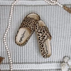Iris & Rainbow Boutique #N306 Moon Slides (Leopard) New Arrivals