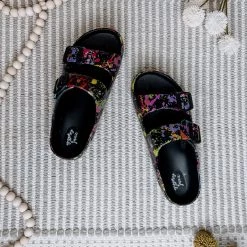 Iris & Rainbow Boutique #N320 Mama Mia Shoes (Black Multi) *DOORBUSTER* New Arrivals