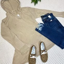 Iris & Rainbow Boutique #L865 Love Story Hoodie (Khaki)