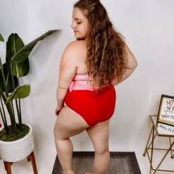 Iris & Rainbow Boutique #M518 Under The Sun Swimsuit (Pink/Red) New Arrivals