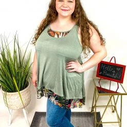 Iris & Rainbow Boutique #M936 All My Flowers Top New Arrivals