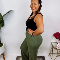 Iris & Rainbow Boutique #N256 Ultimate Linen Baggy Pants New Arrivals