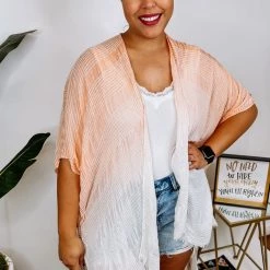 Iris & Rainbow Boutique #N323 Wispy Ombre Kimono