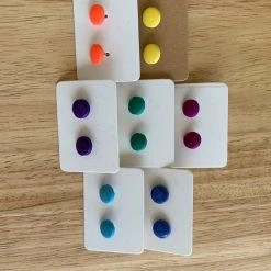 Iris & Rainbow Boutique Colorful Stud Earrings New Arrivals