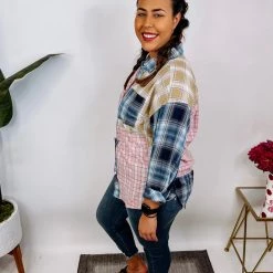 Iris & Rainbow Boutique #N252 Spring Patch Work Top New Arrivals