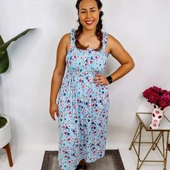 Iris & Rainbow Boutique #N258 My Shirred Bodice Dress New Arrivals