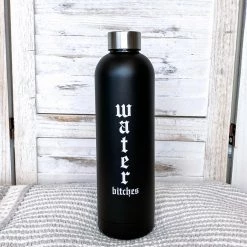 Iris & Rainbow Boutique #M521 Funny Water Bottle (BITCHES) New Arrivals