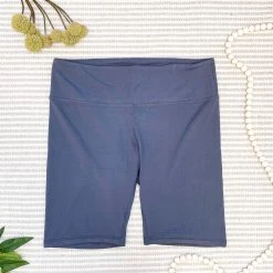 Iris & Rainbow Boutique #H206 (DOORBUSTER) Biker Babe Shorts (Titanium) -6120