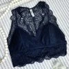 Iris & Rainbow Boutique #M384 Hourglass Back Lace Bralette (Black) New Arrivals