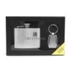 Boutique Simplified New Arrivals Flask And Keychain Gift Set