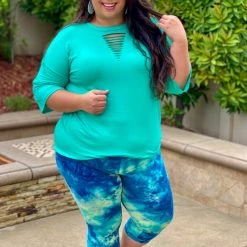 Boutique Simplified Smooth Sailing Capri Leggings New Arrivals