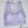 Iris & Rainbow Boutique #M389 Hourglass Back Lace Bralette (Purple)