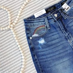 Iris & Rainbow Boutique #M917 Rainbow Of Iris Judy Blue Jeans