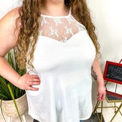 Iris & Rainbow Boutique New Arrivals #M931 Infinity Lace Top