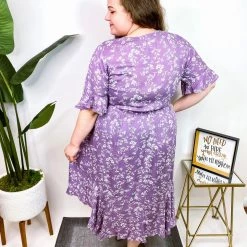 Iris & Rainbow Boutique New Arrivals #M922 Finally Spring Dress (Lavender)
