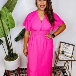 Iris & Rainbow Boutique #N342 Pretty In Pink Dress New Arrivals