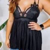 Iris & Rainbow Boutique #N361 Crochet Lace Cami (Regular) New Arrivals
