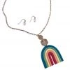 Iris & Rainbow Boutique #X803 Colorful Rainbow Necklace