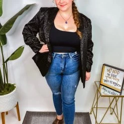 Iris & Rainbow Boutique #M691 Elegant And Sexy Blazer