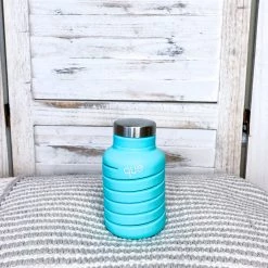Iris & Rainbow Boutique #M528 Que Collapsible Water Bottles (MINT) New Arrivals