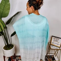 Iris & Rainbow Boutique #N323 Wispy Ombre Kimono