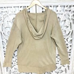 Iris & Rainbow Boutique #L865 Love Story Hoodie (Khaki)