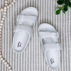 Iris & Rainbow Boutique New Arrivals #N366 Mama Mia Shoes (White) *DOORBUSTER*