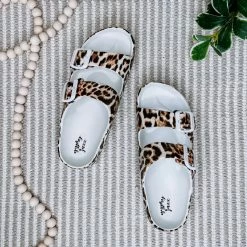 Iris & Rainbow Boutique New Arrivals #N367 Mama Mia Shoes (Tan Leopard) *DOORBUSTER*