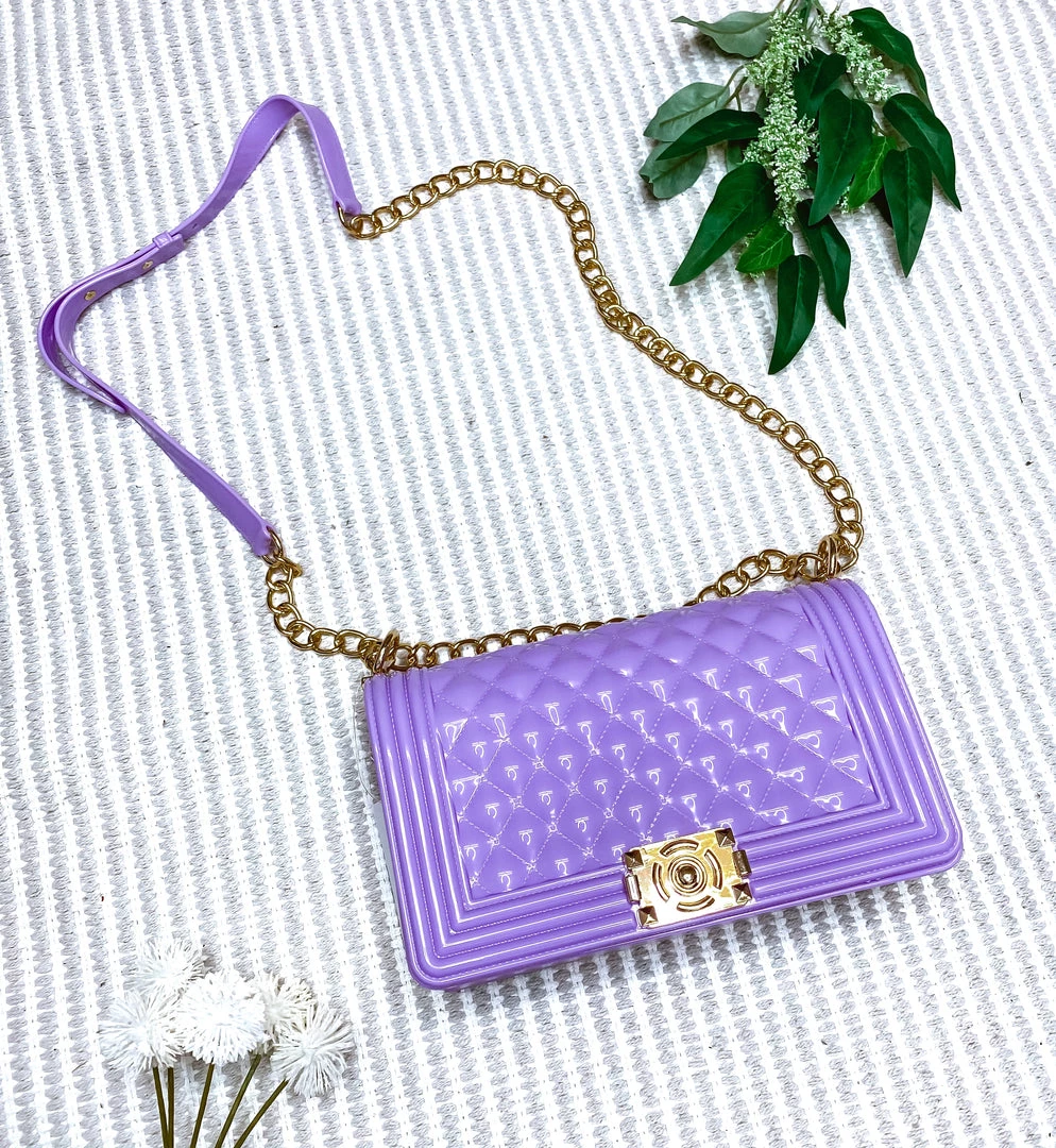 Iris & Rainbow Boutique #M475 Jelly Boy Bag (Lavender) 3 Iris & Rainbow Boutique #M475 Jelly Boy Bag (Lavender)